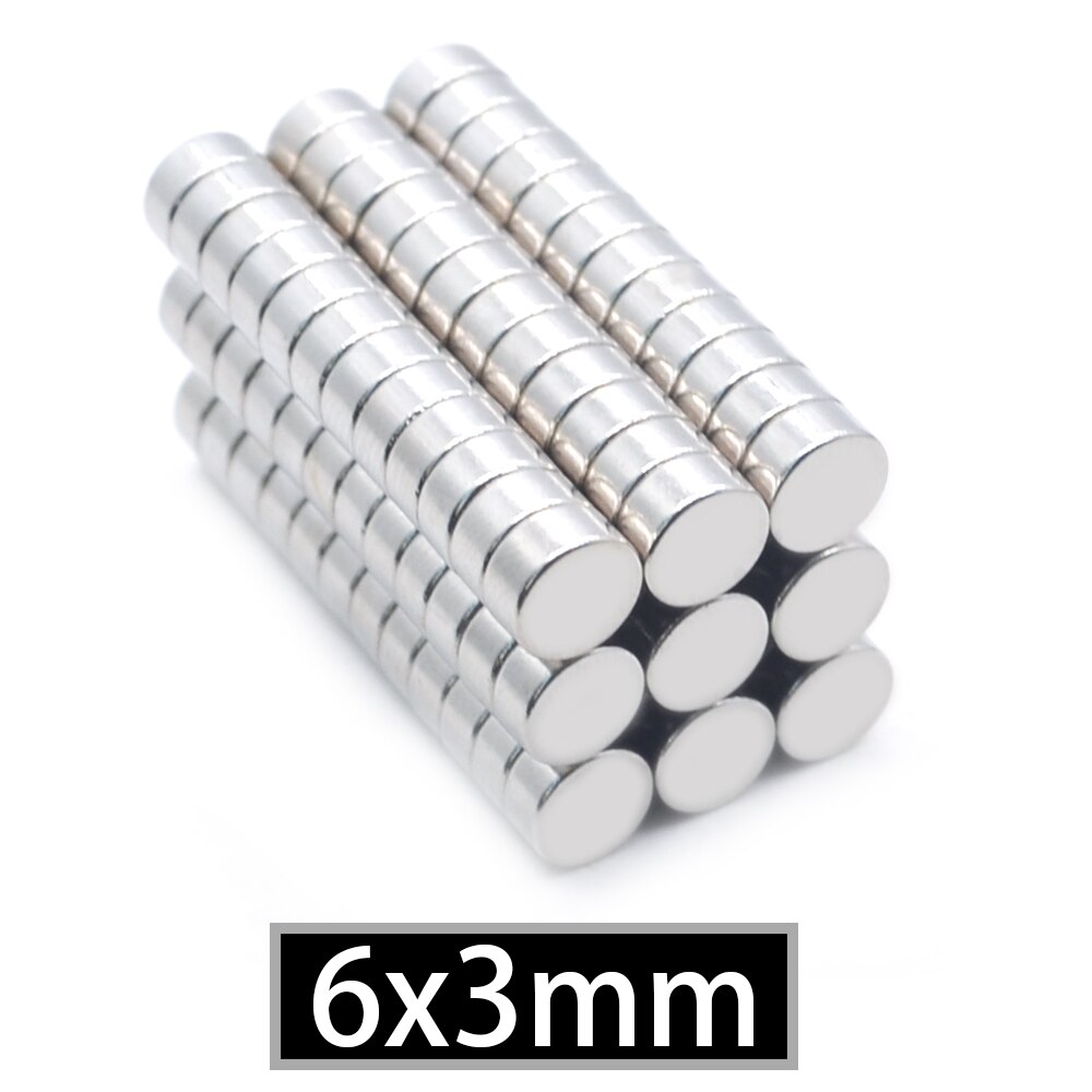 200PCS Small Neodymium Magnets – 5 Sizes (5x2mm To 8x3mm) Strong Rare Earth Refrigerator, Whiteboard & Craft Magnets
