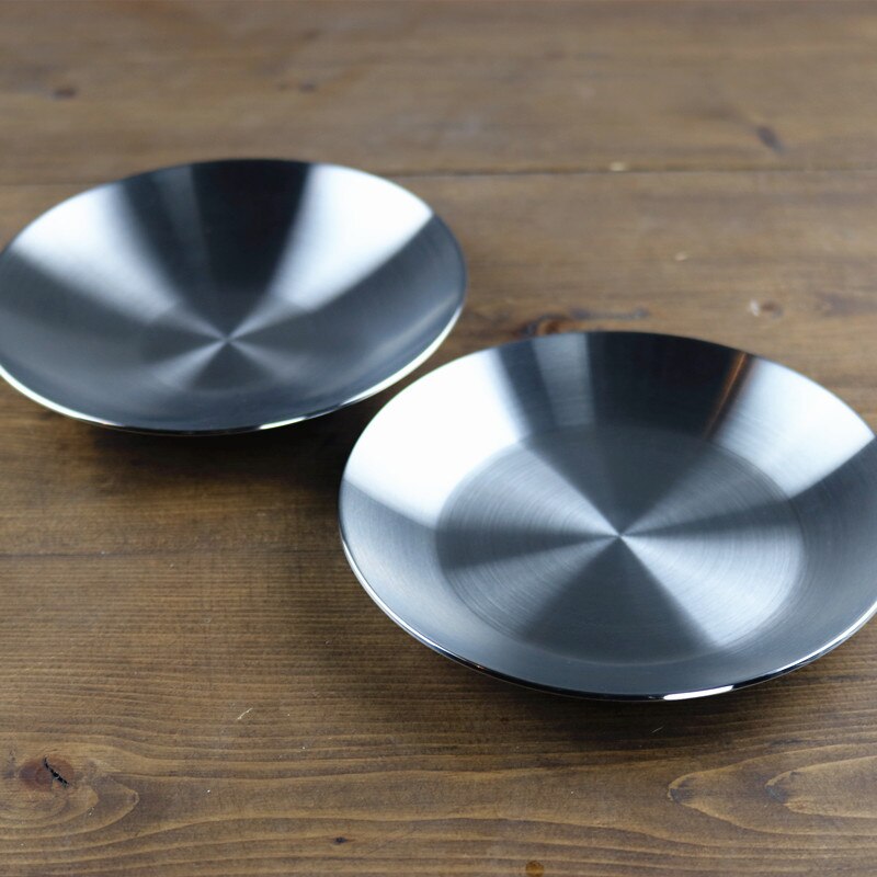 Monster 304 rustfrit stål krydderifat eddike fad sojasovs fad dyppende lille hjemmet snack fad til middag