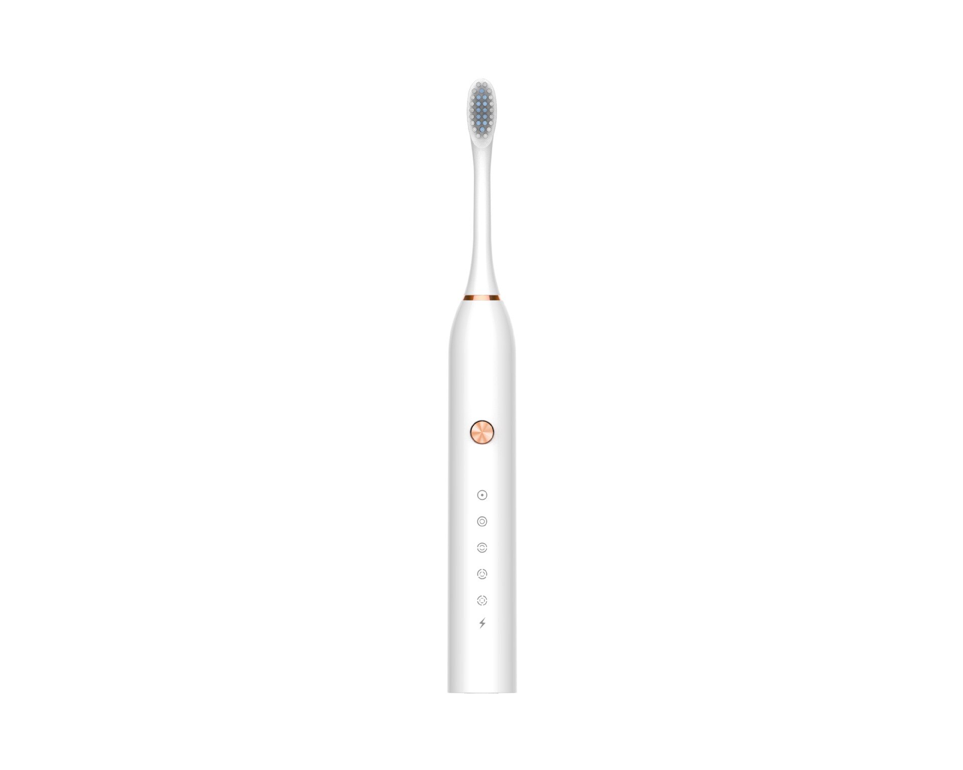 Sonic Electric Toothbrush Upgraded Adult Waterproof Ultrasonic Automatic Toothbrush USB Rechargeable Tooth brush brosse a dent: White