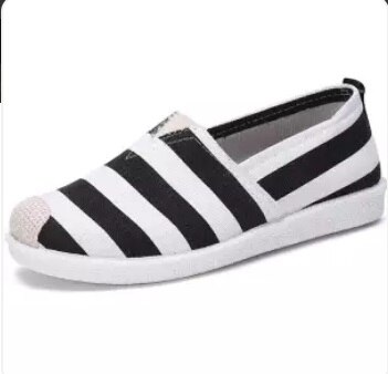 Cresfimix mocassins mujer vrouwen leuke witte comfortabele slip op loafers dames toevallige canvas platte schoenen sapato a5712: d / 7