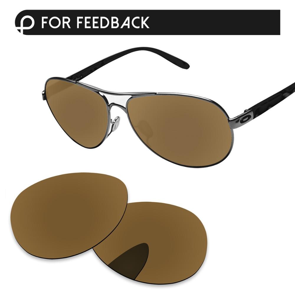 Alphax Vervanging Lenzen Voor Authentieke Feedback OO4079 Zonnebril Gepolariseerde-Meerdere Opties: Bronze Golden