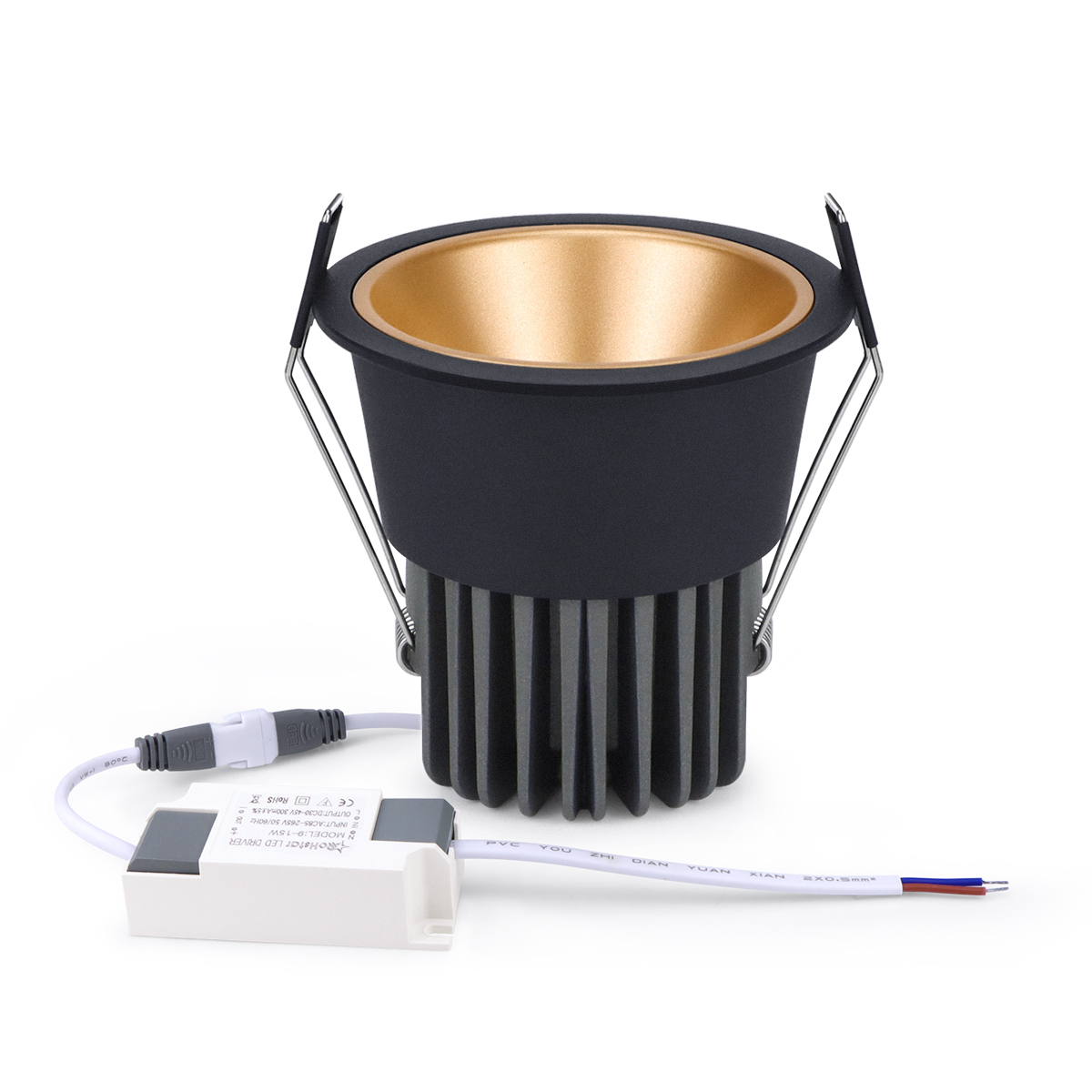 Foco LED de aluminio 5W 7W 9W 12W bombilla de foco LED 110V 220V lámpara empotrable de techo escaparate iluminación decorativa: L / Rosa / 7 W