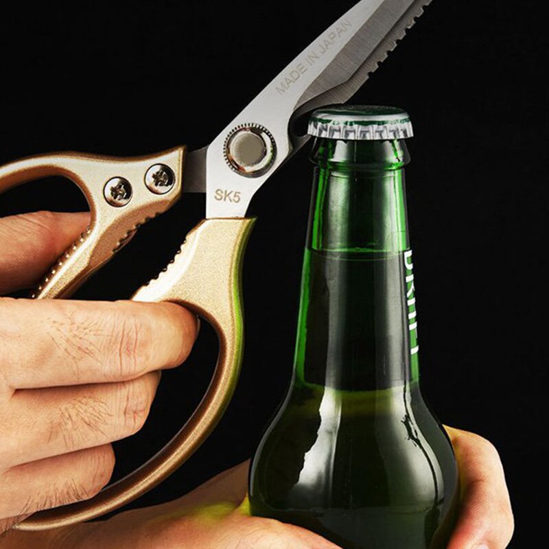 Kata 2Pcs Keuken Schaar Kip Bone Keuken Scharen, eend Vis Cutter Rvs Vis Schaar Schaal Schoon Kok Schaar