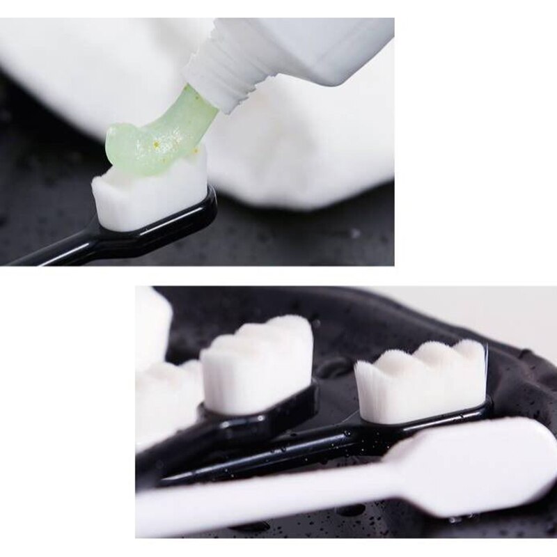 Nano Ultrafine Wave Toothbrush Million Soft Hair Tooth Cleaning Toothbrush Oral Care Tool For Adult Children