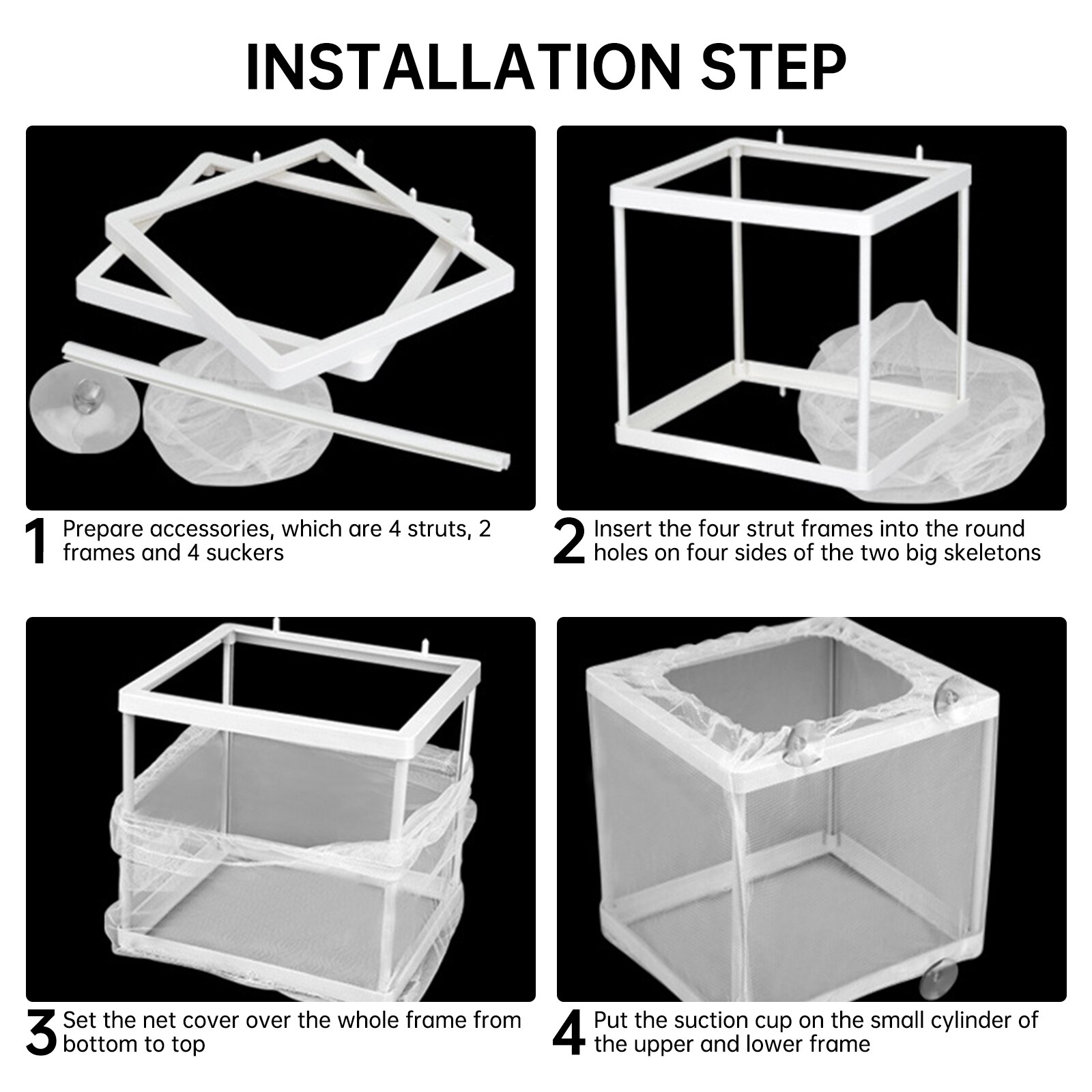 Aquarium Fish Tank High Clear Fish Breeding Isolation Box Aquarium Breeder Fish Tank Double Guppies Hatching Incubator