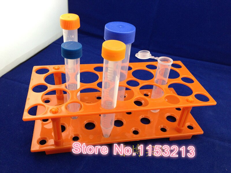 Multifunctional removable plastic centrifuge tube rack suitable for centrifuge tube of 10 ml /15 ml *18-holes / 50ml * 10-holes