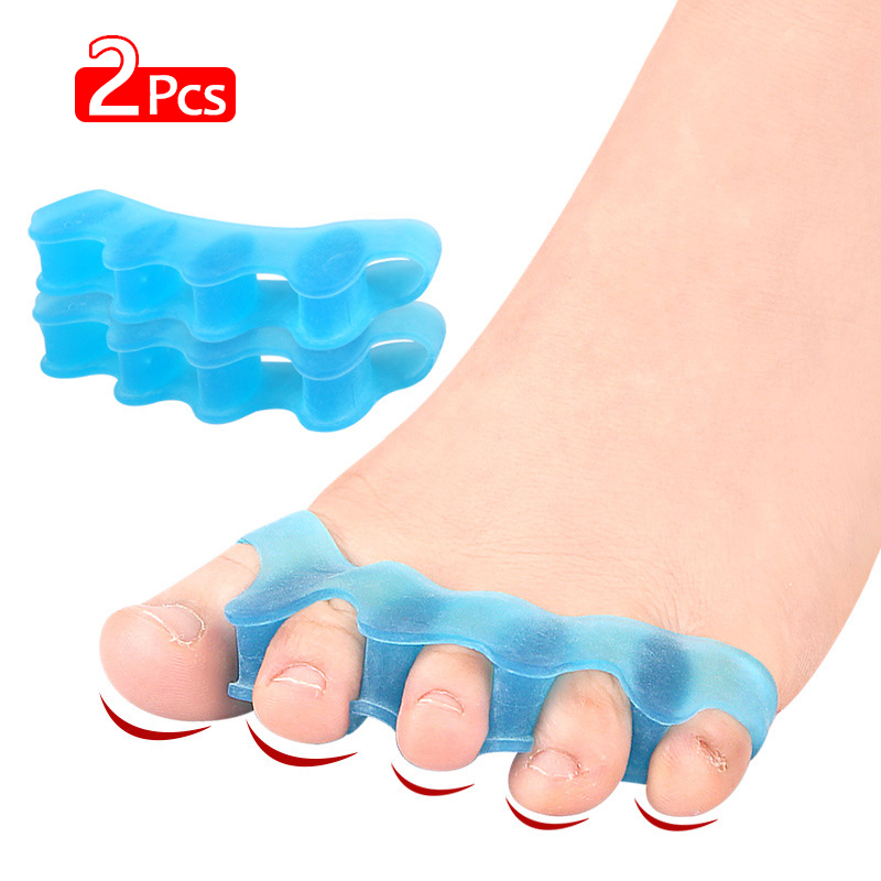 2 Stück Zehenspreizer für Damen, langlebige Zehenspreizer für Pedikübetreffend, Schuhe, Plantarfasziitis, Zehenglätter, dehnbar, passend zu