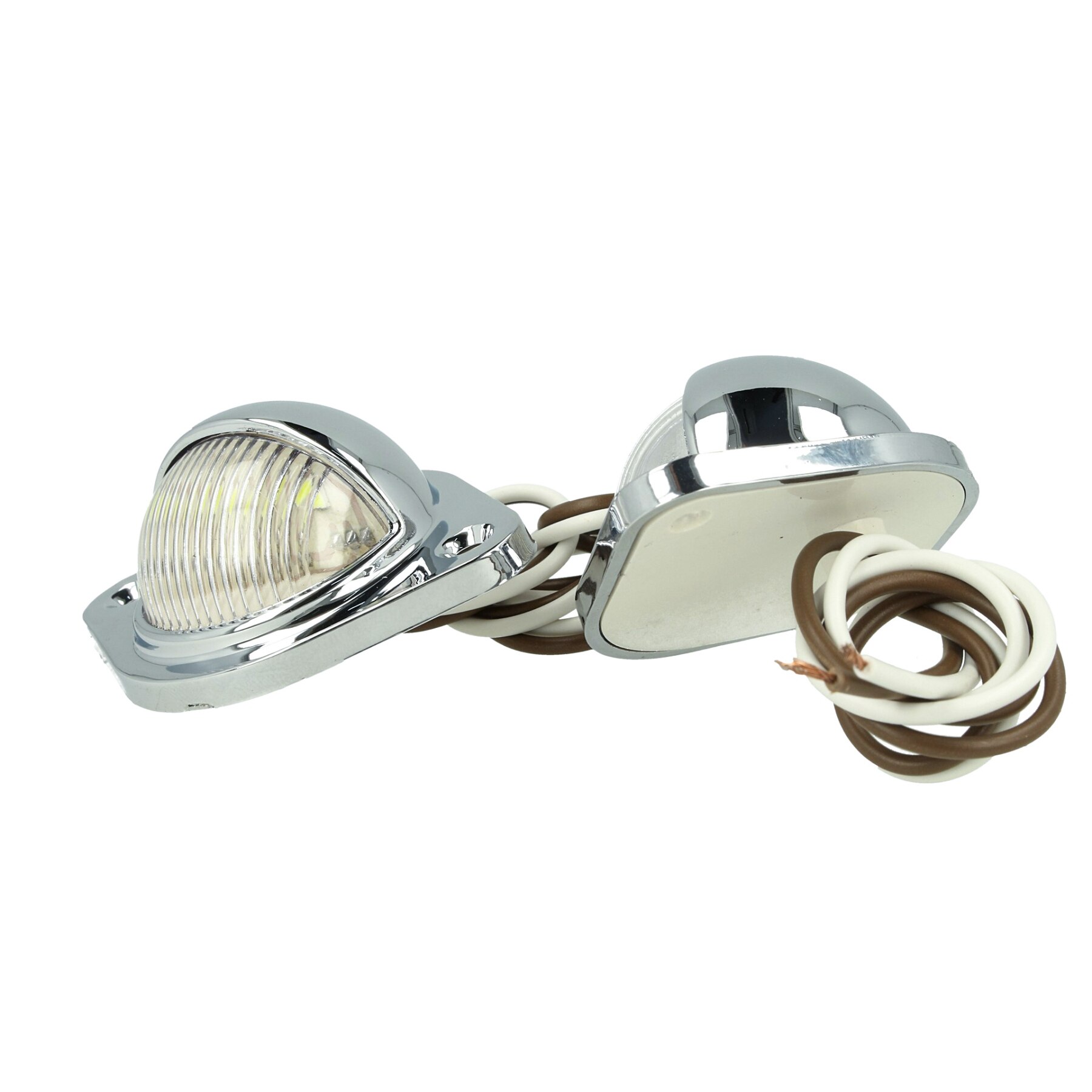 CARALL TF2415 Kit luces de matrícula Lado de separación 24V 12V blanco frío para van Camper caravana remolque para camión o tractor autoc