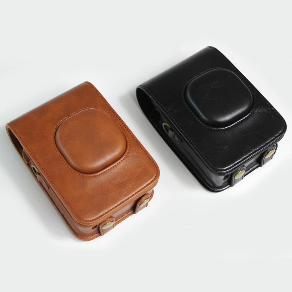 Lederen Camera Case Bag Cover Riem Voor Fuji Fujifilm Instax Mini Liplay