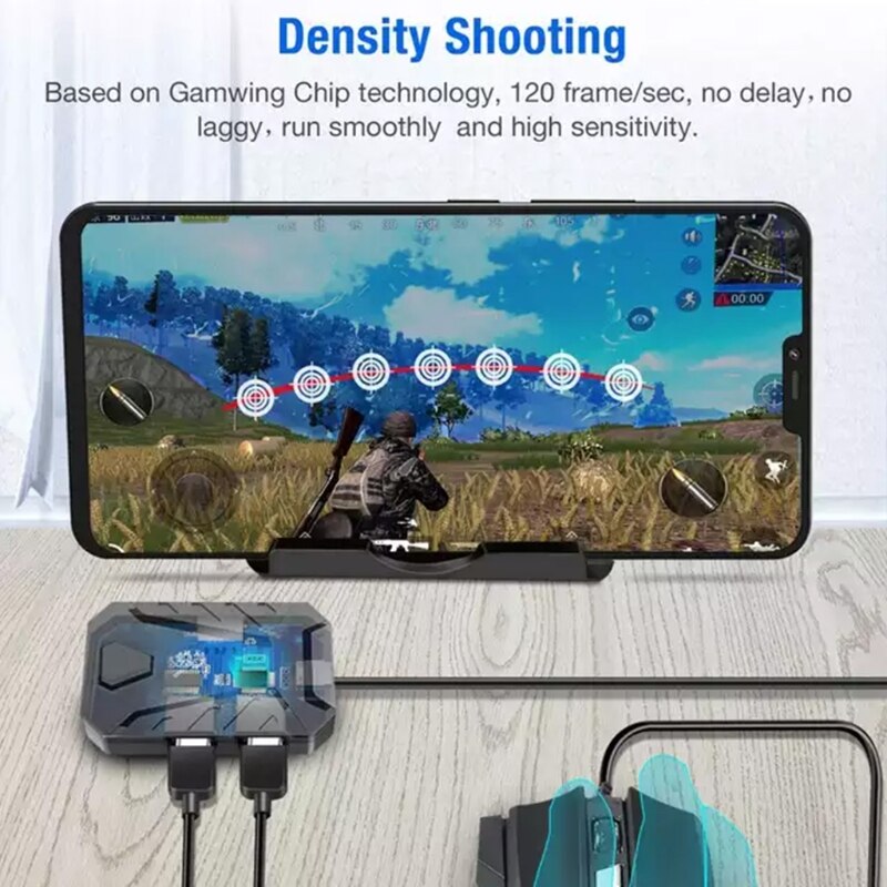 Wired Game Mobile Game Converter Adapter Keyboard &amp; Mouse for Boyfriend Kid