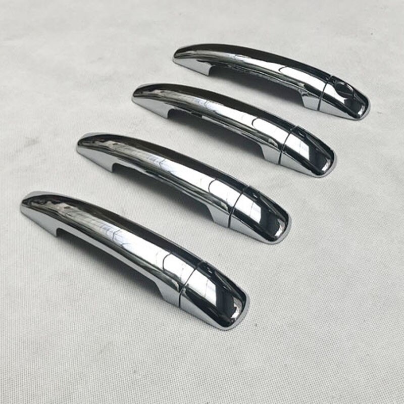 Garniture de poignée de porte en plastique chromé, pour Peugeot 407 sw Sedan coupé, accessoires