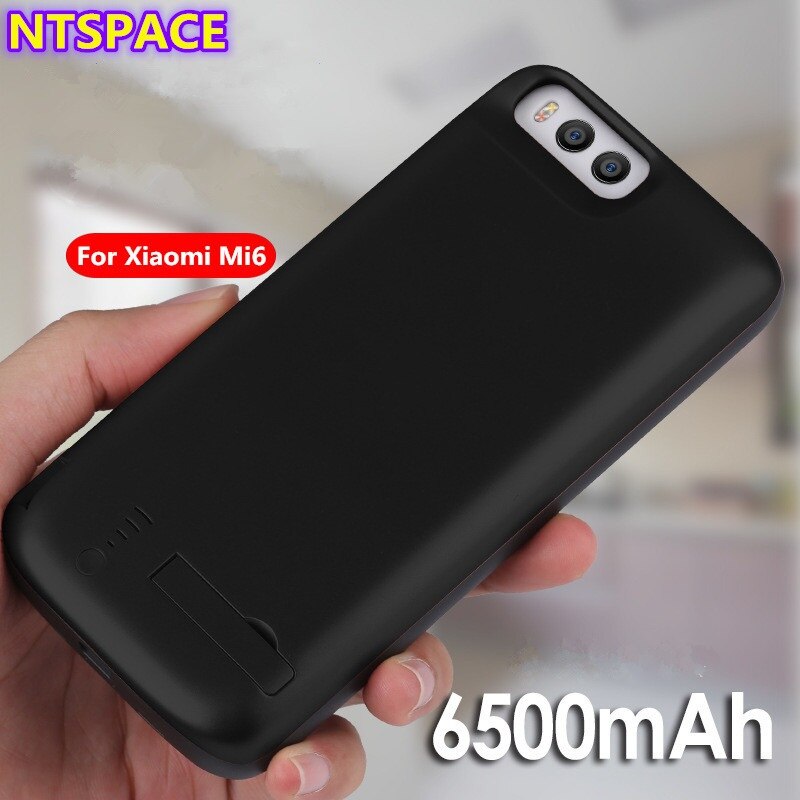 6500Mah Uitgebreid Telefoon Batterij Power Case Voor Xiaomi Mi 6 Draagbare Power Bank Cover Voor Xiaomi Mi 5S battery Charger Case