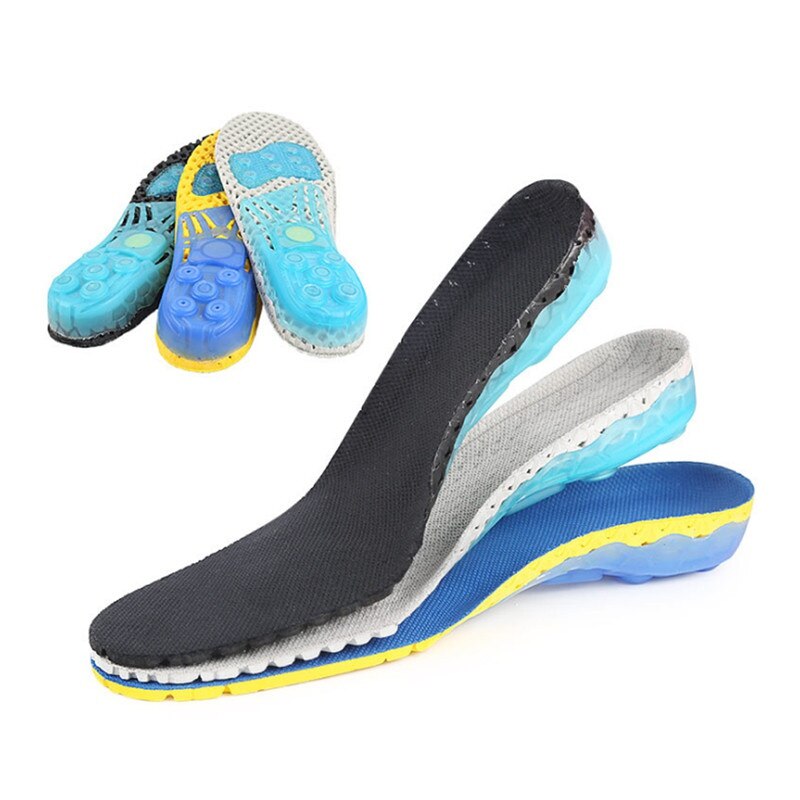 EVA Spring Silicone Sole Insole Flat Feet Orthotic Insoles Arch Support Orthopedic Inserts Plantar Fasciitis Feet