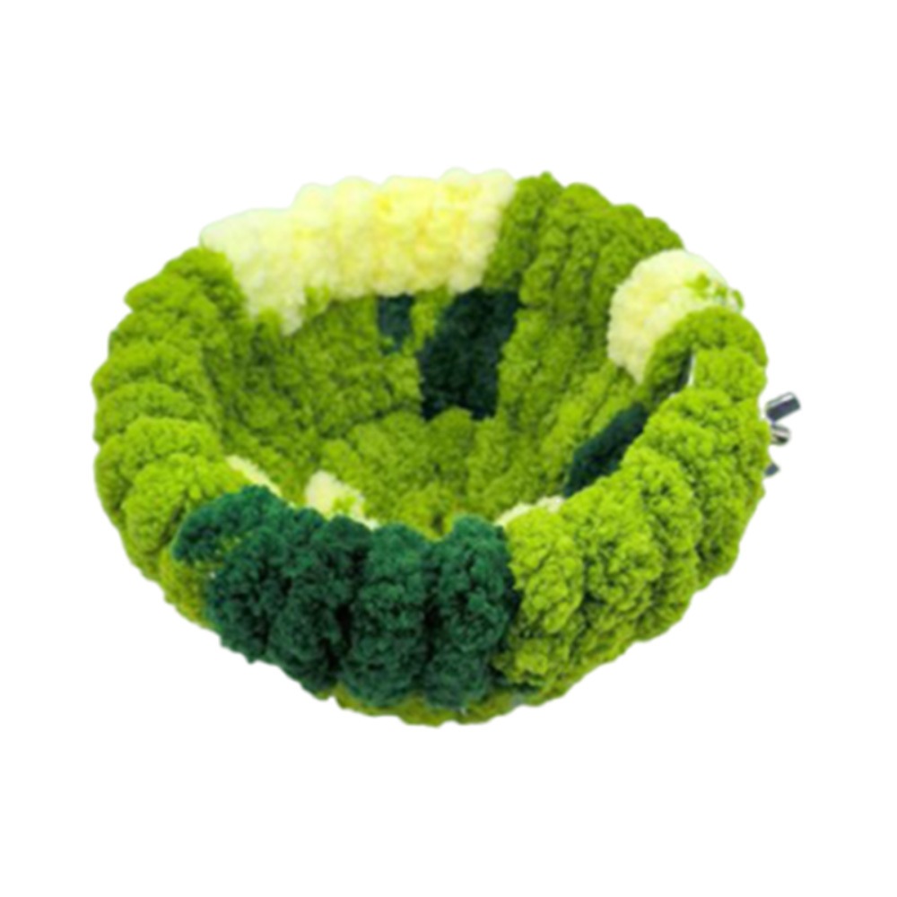 Parkiet Nest Valkparkiet Bed Vogelnest Winterslaapbed Pluche Warme Vogelbedden Comfortabele Winter Warmer Huisdier Huis Warme Hut Tent: S / green
