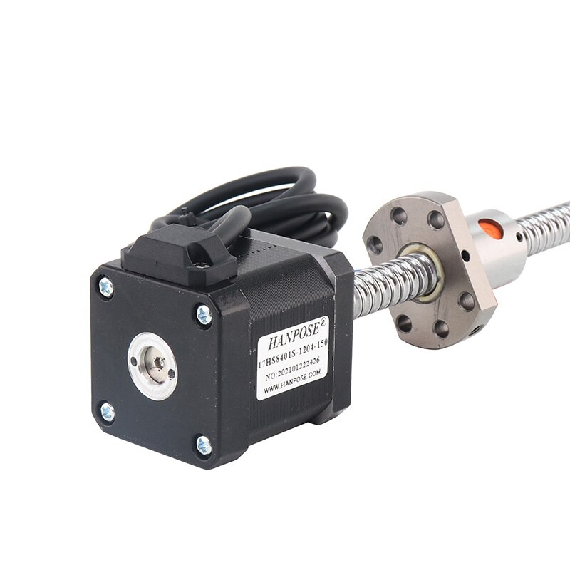 Motor paso a paso 17hs8401s 48mm nema 17 con husillo de bola, motor sfu1204 para máquina de grabado CNC o máquina de precisión