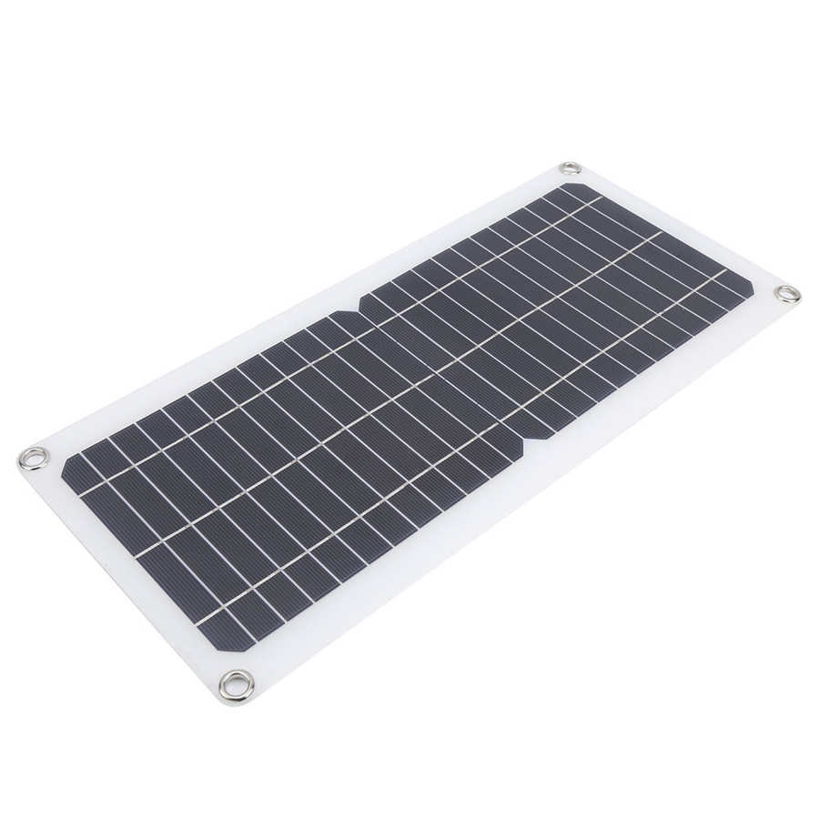 USB Solar Panel 15W Flexible Solar Panel USB Port IP65 Waterproof Monocrystalline Charger for Car RVs Outdoors 15W Solar Panel