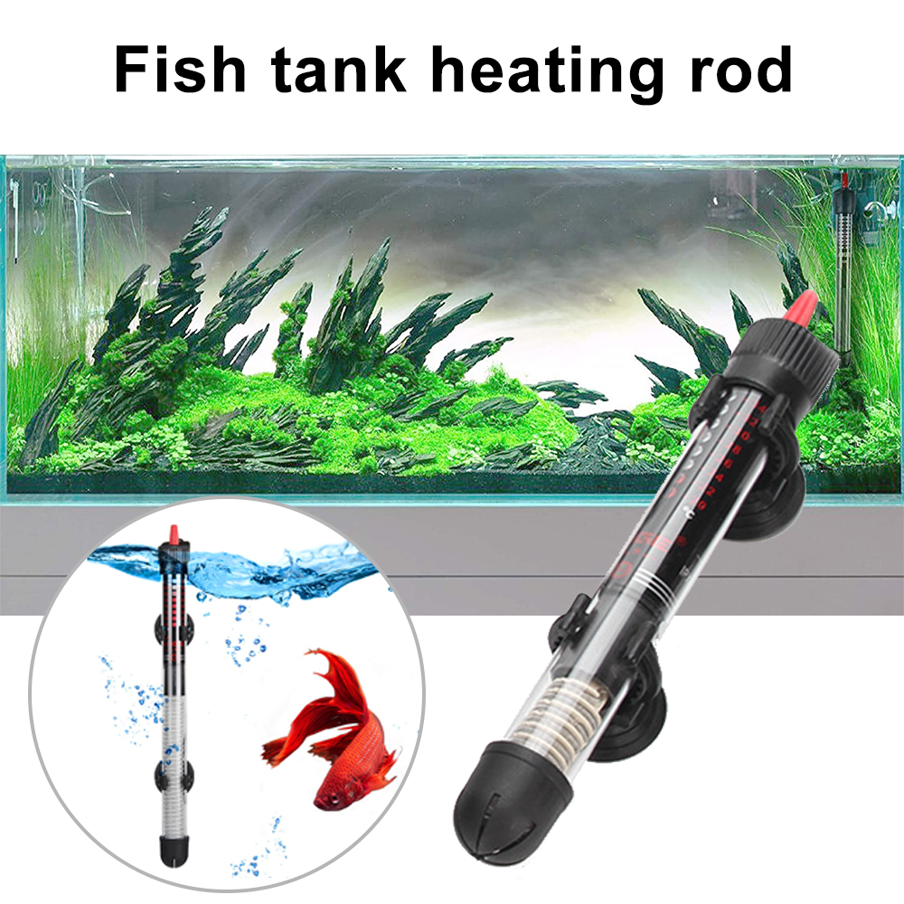 25W/50W Verstelbare Temperatuur Thermostaat Aquarium Heater 30L/60l Fish Tank Automatische Boiler Duiken Verwarming staaf Eu Ons