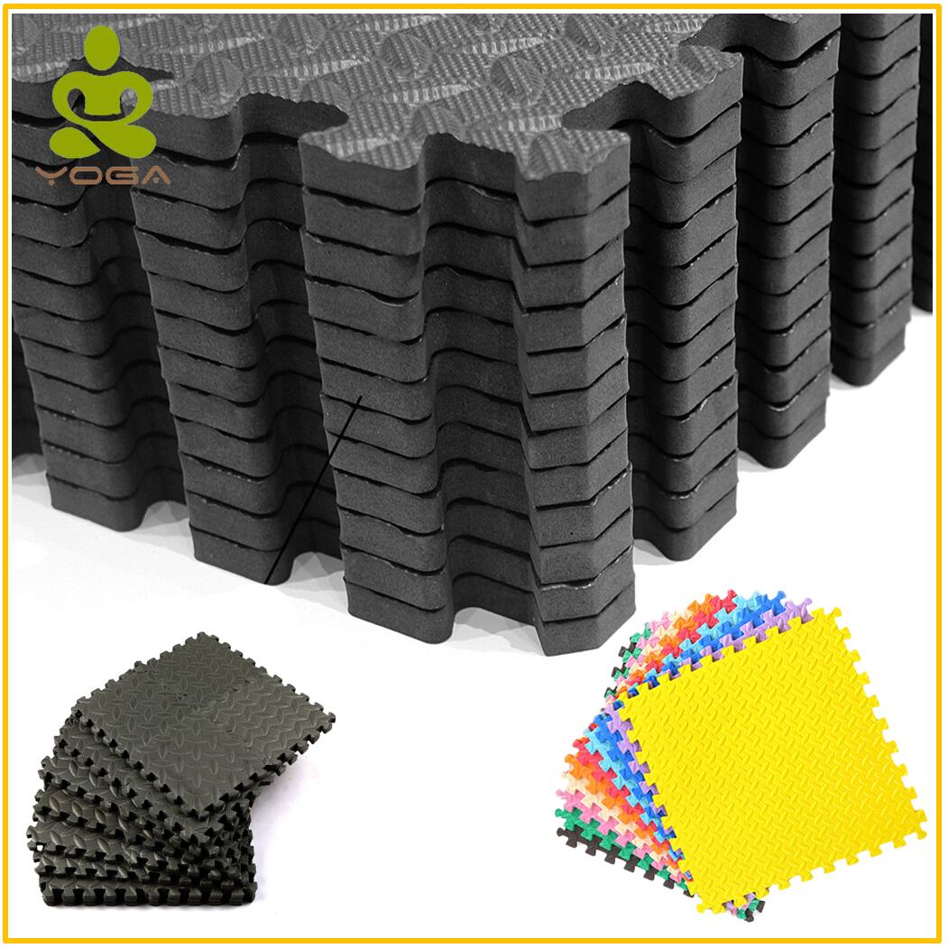 12 Stuks 30*30Cm Eva Non-Slip Vloermatten Voor Gym Floor Mat Splicing Patchwork Tapijten Dikker shock Voor Gym Fitness Kamer Workouts