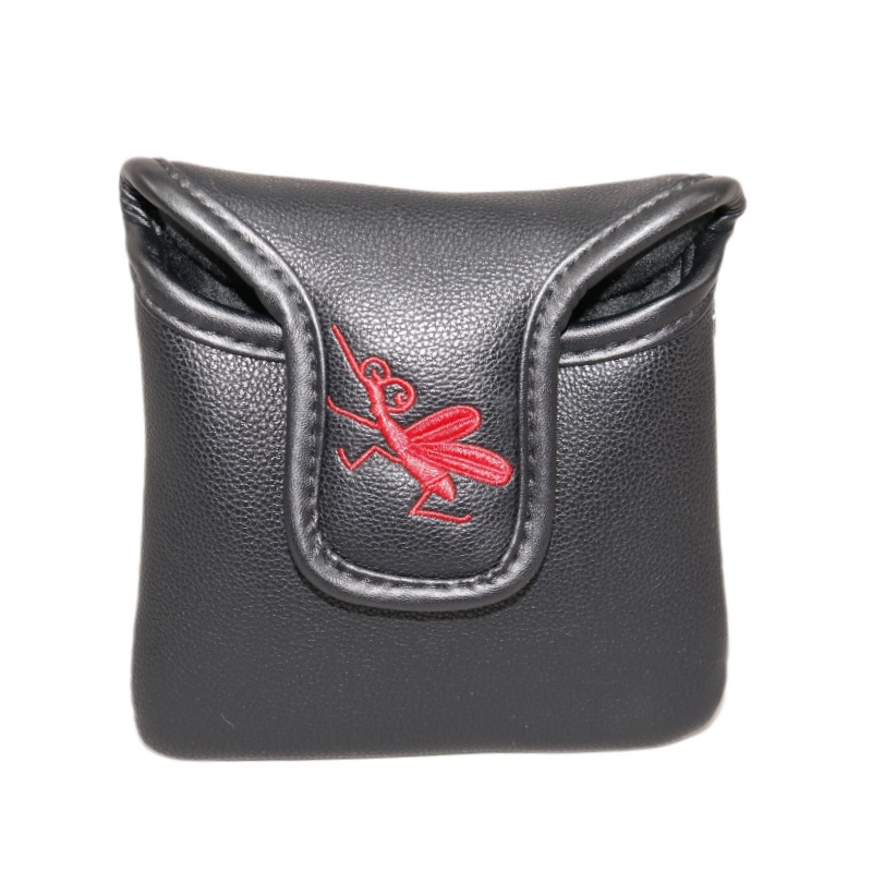 Mallet-huvudskydd spider-style 13cm golfputterskydd huvudskydd magnetstängande pu-skydd golftillbehör