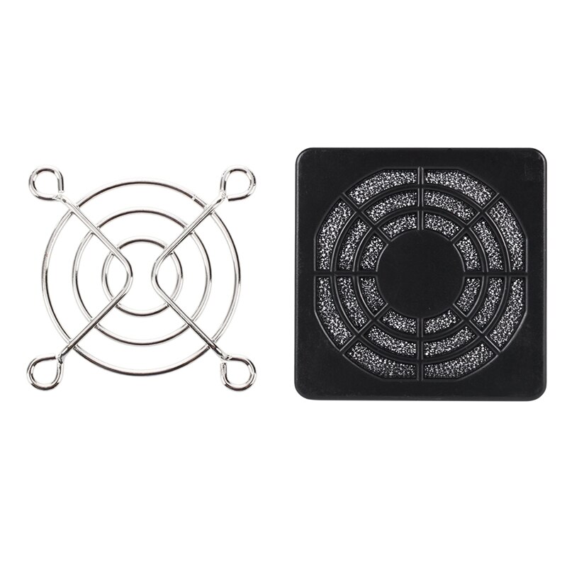 Couvercle de grille de protection de filtre à poussière anti-poussière de 4 pièces pour le ventilateur de boîtier de 50mm