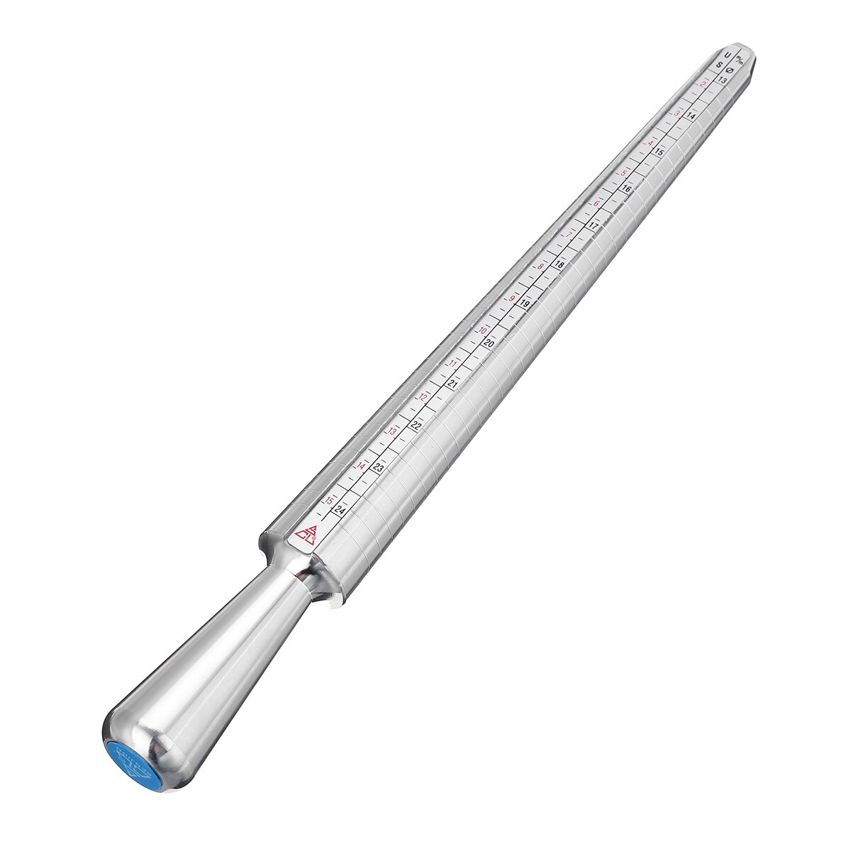 4Pcs/Set Jewelry Measuring Tool Set Ring Stick Standard Circle Sets Finger Gauge Rings Hammer Measuring Ring Ruler Tools Kit: Black