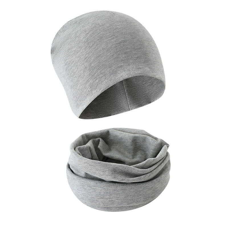 Kindermuts, sjaal, herfst/winter, effen kleur, warme peutermuts, sjaal voor meisjes en jongens, babymutsenset, nekwarmer voor kinderen: Zwart