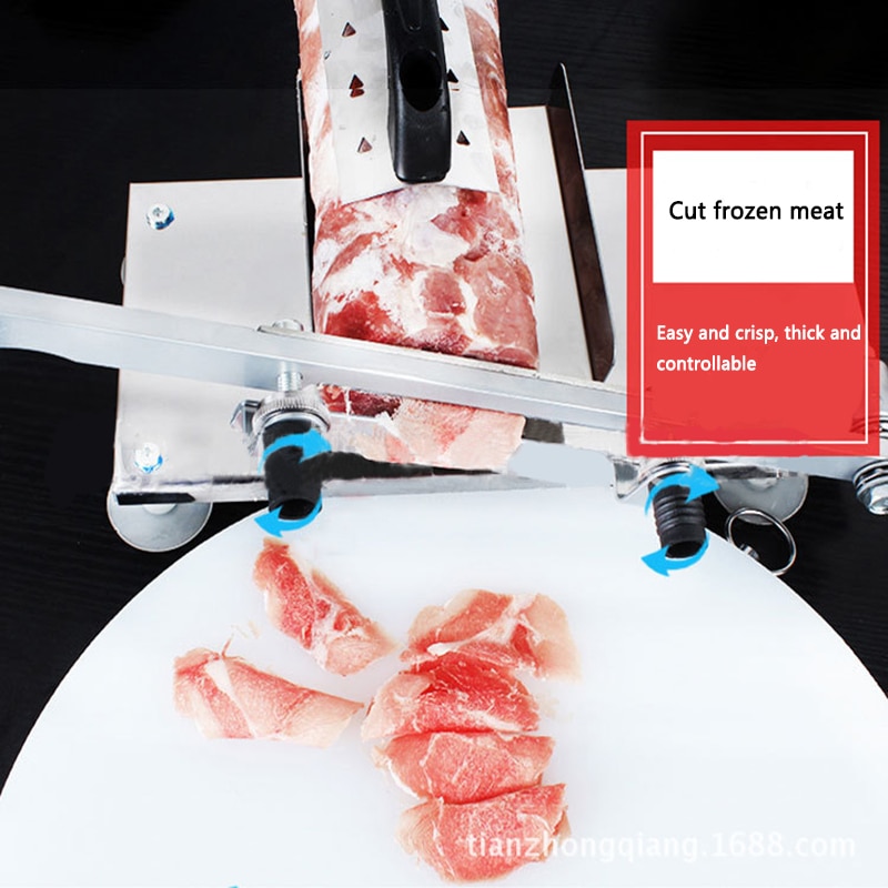 Commercial meat cutter Multi-function beef /mutton roll slicer Stainless steel manual vegetable/Chinese medicine cutting machine