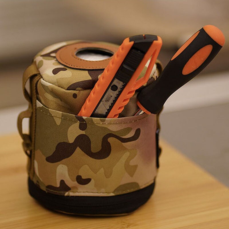 Camping Gas Kan Bescherming Cover Camo Outdoor Gas 230/450G Tank Case Anti-Val Benzine Bus Protector air Fles Accesorios