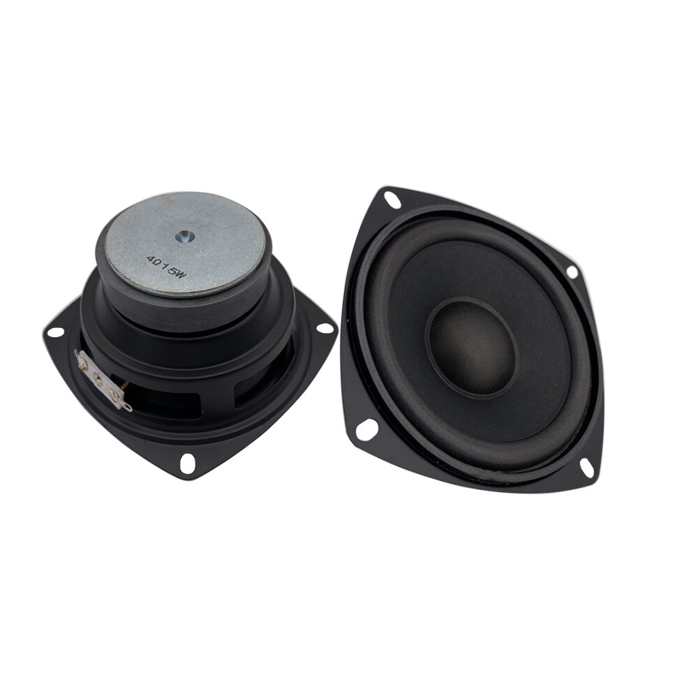 4Ohm15W woofer Speaker 4Inch Full Range HIFI Audio Loudspeaker Tweeter Mid Range Subwoofer For Home Theater DIYSpeakers