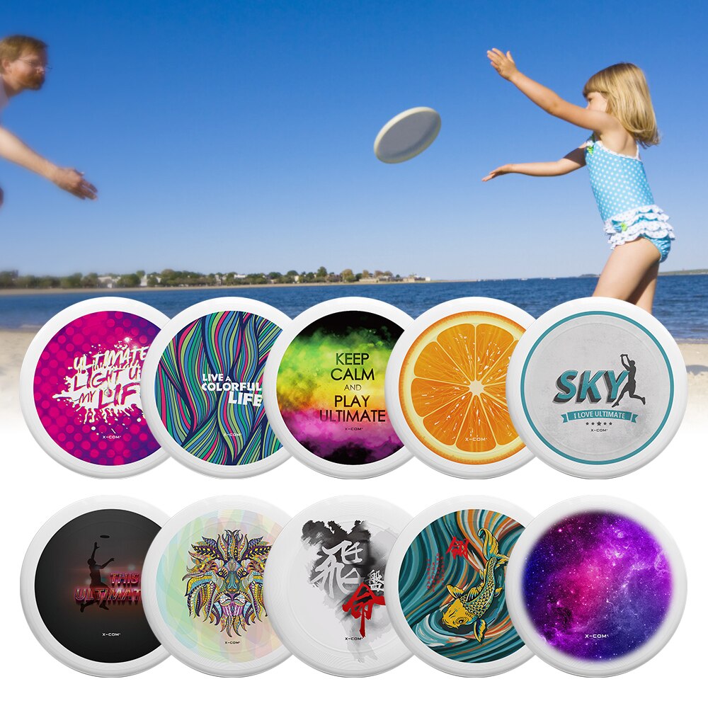 Disco volador de 10,7 pulgadas, discos voladores de 175g de plástico, disco deportivo de juguete para jugar al aire libre para niños y juguetes para niños y adultos
