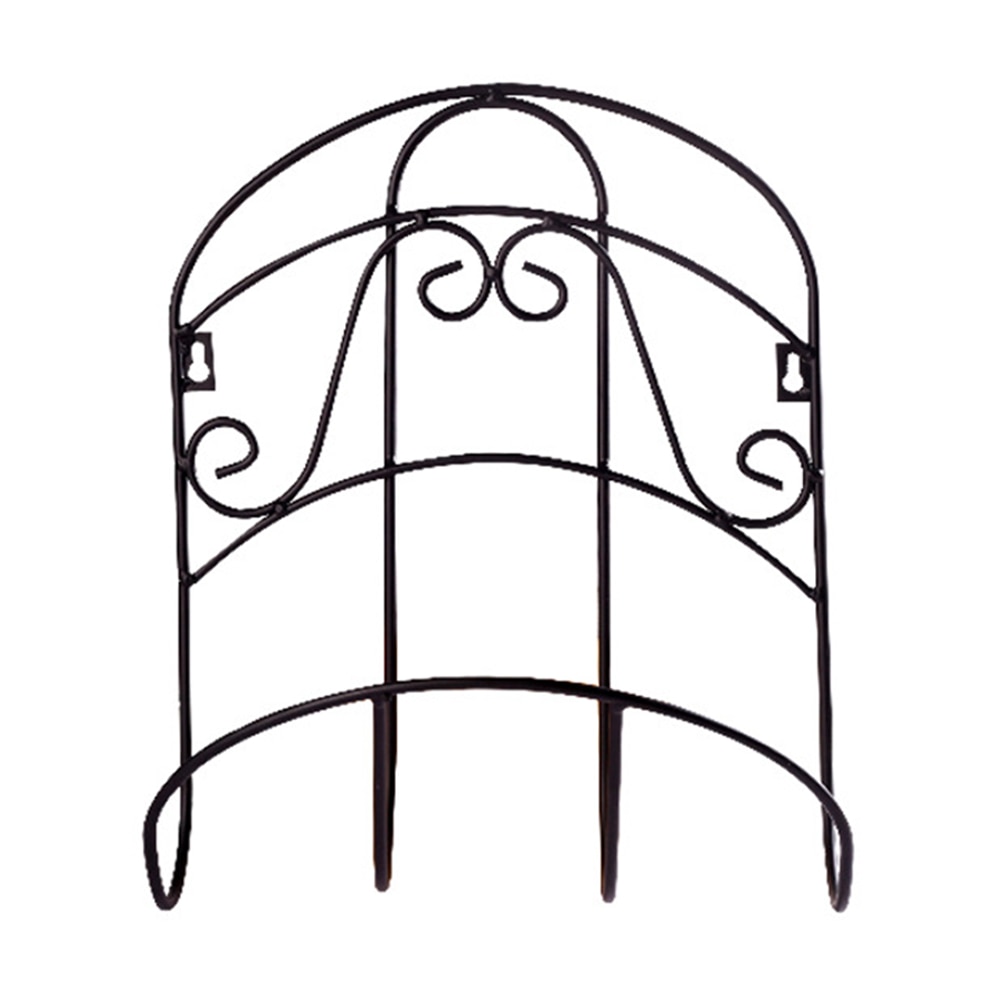 Opbergrek, wandgemonteerd, stevig, opbergrek, universele decoratieve waterpijporganizer, tuinslanghouder, retro ijzeren haspel