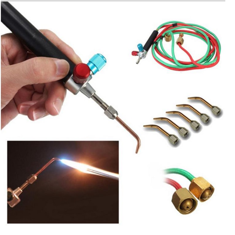 Mini Welding Torch Acetylene Propane Hydrogen Propylene MPP Gas for Steel Copper Gold SIiver Joint Melt Braze Solder Welding