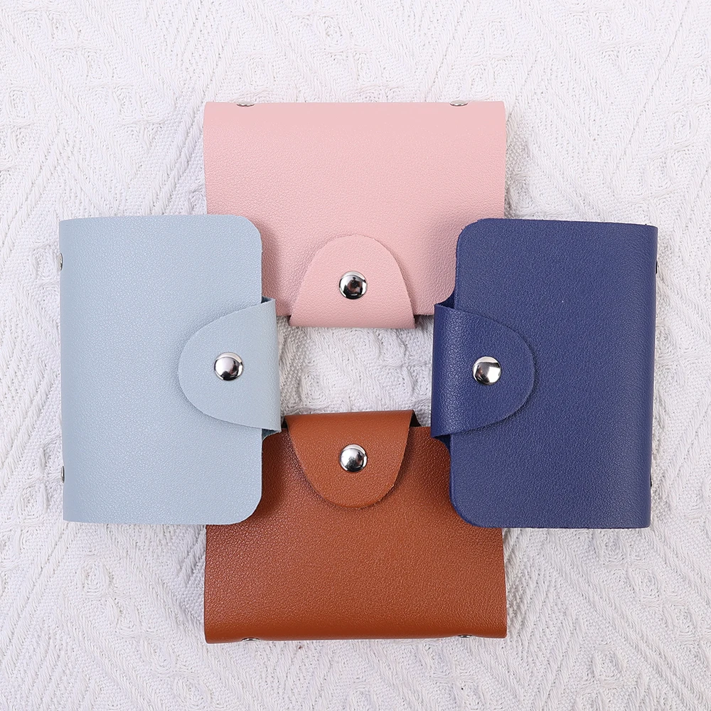 24 Bit Kreditkarten inhaber Business Bank Karten tasche pu große Kapazität Karte Bargeld Aufbewahrung sclip Organizer Fall ID Inhaber Tasche