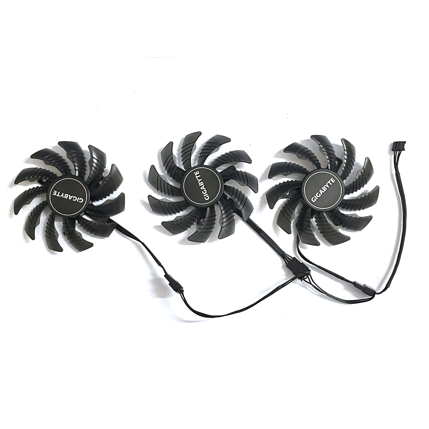 PLD08010S12HH 78mm DC 12V 0.35A 4Pin RX5700 GPU Cooler for Gigabyte Radeon RX 5500 5600 5700 XT Graphics Card Fan Cooling: WHITE