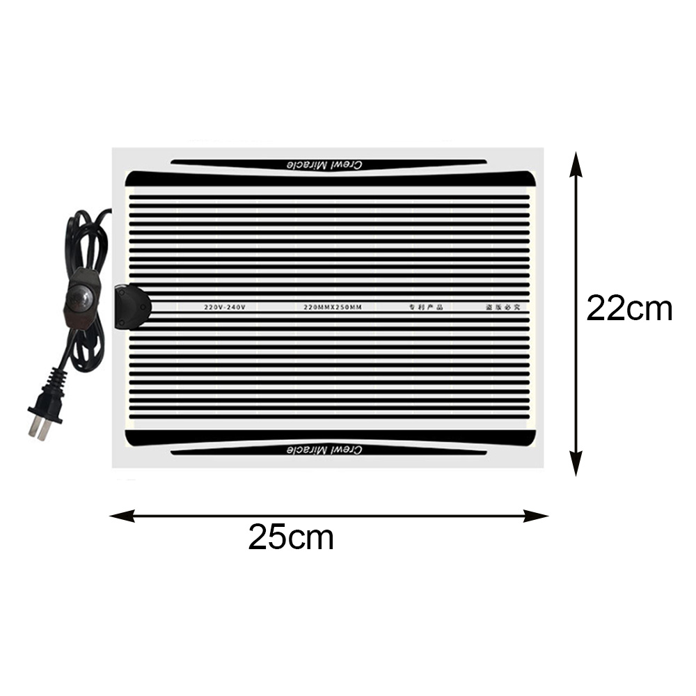 Terrarium gadów mata grzewcza wspinaczka zwierzę domowe ogrzewanie podkładka rozgrzewająca regulowany regulator temperatury inkubator mata dla żółwia jaszczurka węża: 15W