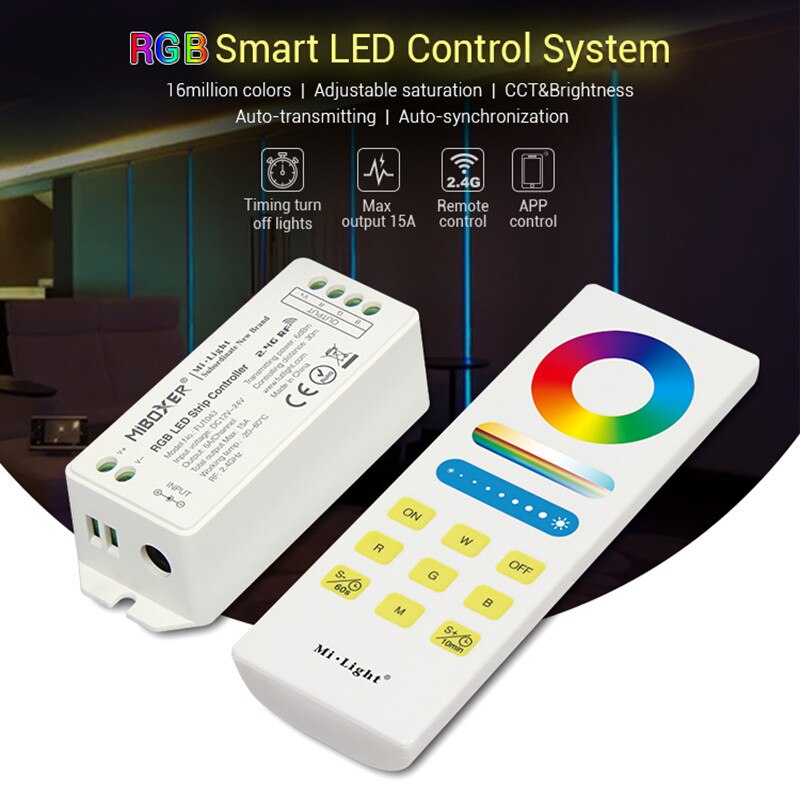 Mi boxer RGB RGBW RGB+CCT LED Strip Controller Smart LED Control System FUT043 FUT044 FUT045 FUT043A FUT044A FUT045A DC12V~24V