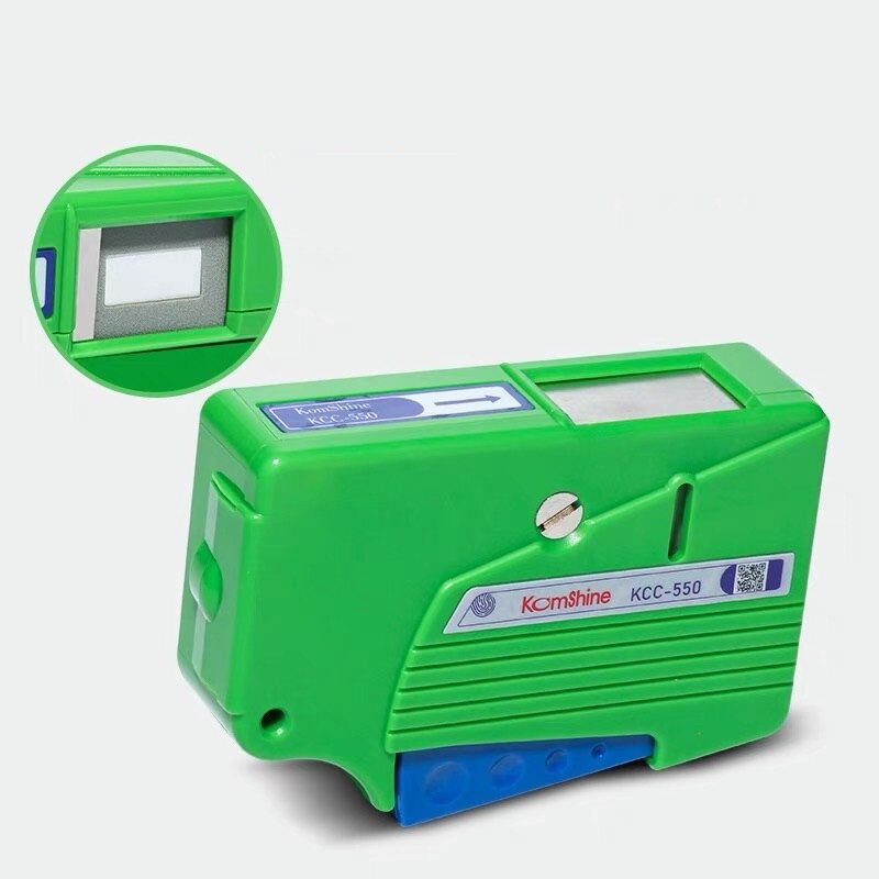 Limpiador de conectores de fibra óptica, caja de limpieza de KCC-55, Cassette, limpiador de Cassette, 500 veces