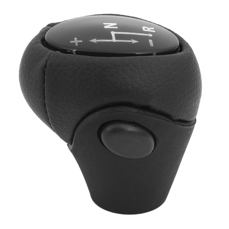 Pomello del cambio pomello automatico nero per Smart Fortwo 450 451 1998-2014 Smart Roadster 452 2003-2006 manicotto della custodia della testa del cambio