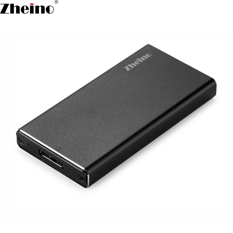 Zheino Usb 3.0 Naar Msata Ssd Mini Case Aluminium Externe Behuizing Voor Msata/Half Size Ssd: DC-MA-B