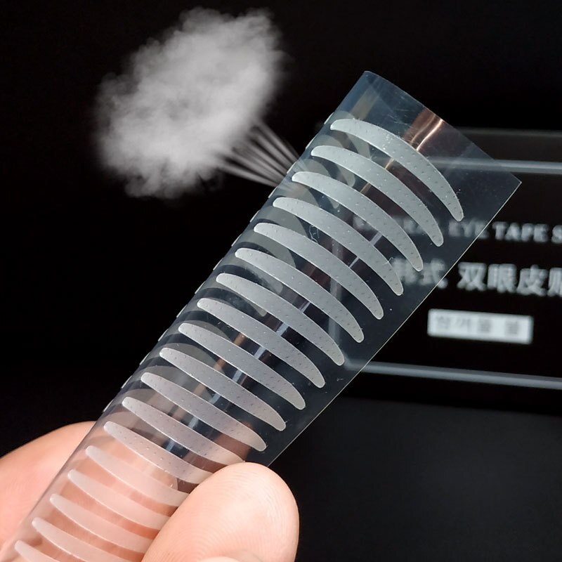 1 Vel Grote Ogen Make Up Ooglid Sticker Dubbele Vouw Zelfklevende Ooglid Tape Stickers S/L Make Clear beige Onzichtbare Tool L2: transparent  M