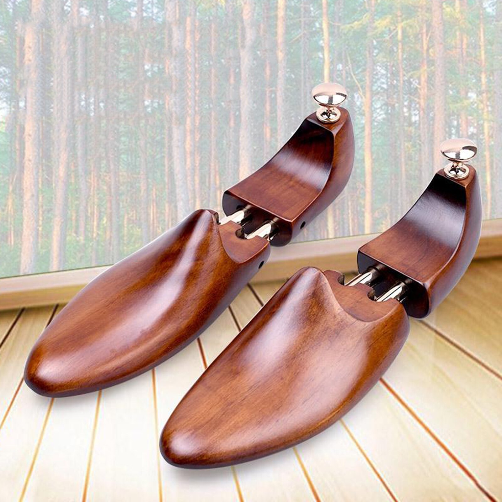 Soporte para zapatos de madera de pino, expansor de zapatos, botas de cuero, soporte para zapatos de madera expansible