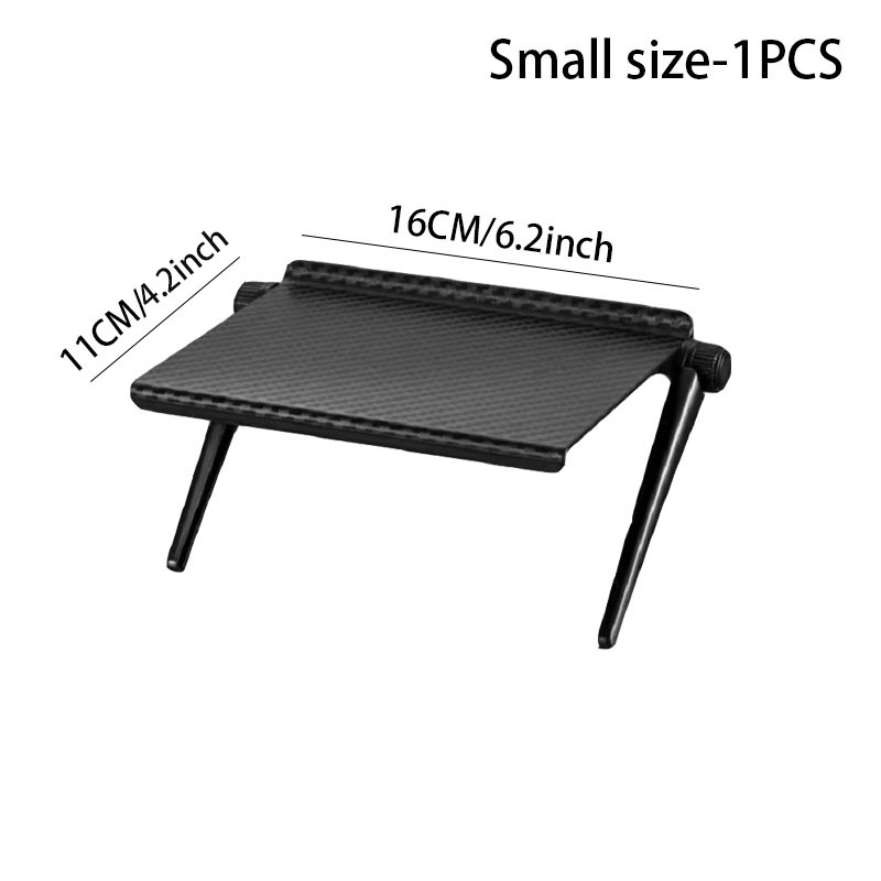 Adjustable TV Screen Top Shelf Computer Monitor Desktop Screen Top Storage Rack TV Media Box, Router Shelf Rack Home Organizer: black