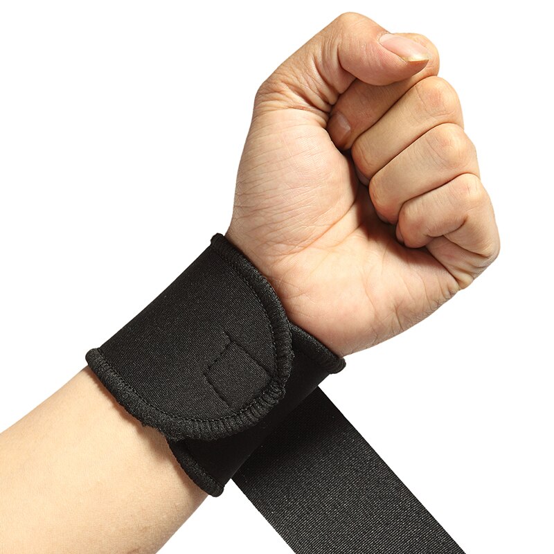 2Pcs Wraps Bandage Voor Badminton Tennis Gewichtheffen Polssteun Sport Training Oefeningen Hand Brace Strap