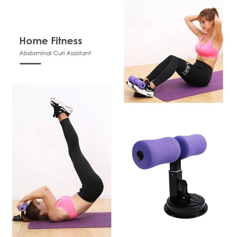 Sit Up Assistant Abdominal Core Workout Sit Up Bar Fitness Sit Ups Exercise Equipment Portable Suction Sport Gym -40
