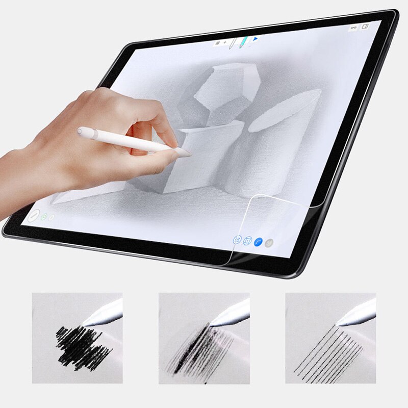 Per iPad da 10.2 pollici Carta Come la Pellicola Della Protezione Dello Schermo Opaco PET Anti Glare Pittura Per iPad Pro 9.7 10.5 11 12.9 di ARIA 2 3 Mini 5 4