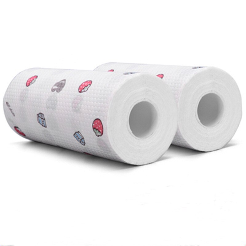 Good home kitchen absorbent paper, dry and wet dual purpose breakpoint , multi-purpose, strong cleaning: Mix 2
