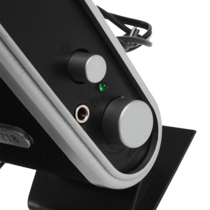 HY-218 Computer Speakers Mini Stereo USB Bookshelf Notebook Phone Speakers Can Do Power Small Sound