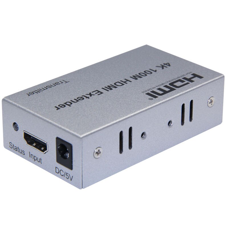 4K HDMI Extender TCP IP 100M 330FT Over Cat5/Cat5e/Cat6 to UTP Rj45 Network HDMI Transmitter Receiver HDMI Extensor