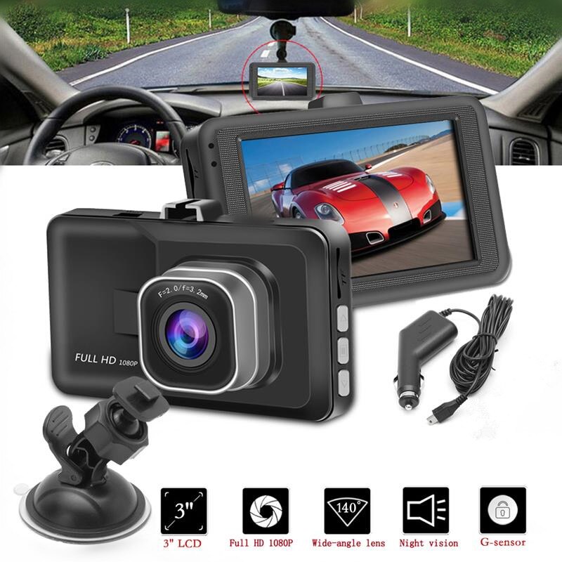 DOXINGYE 3"Full HD 1080P Car DVR Auto Video Camera Driving recorder Night Vision G-senso 140 Wide Angle Black Box Dash Cam