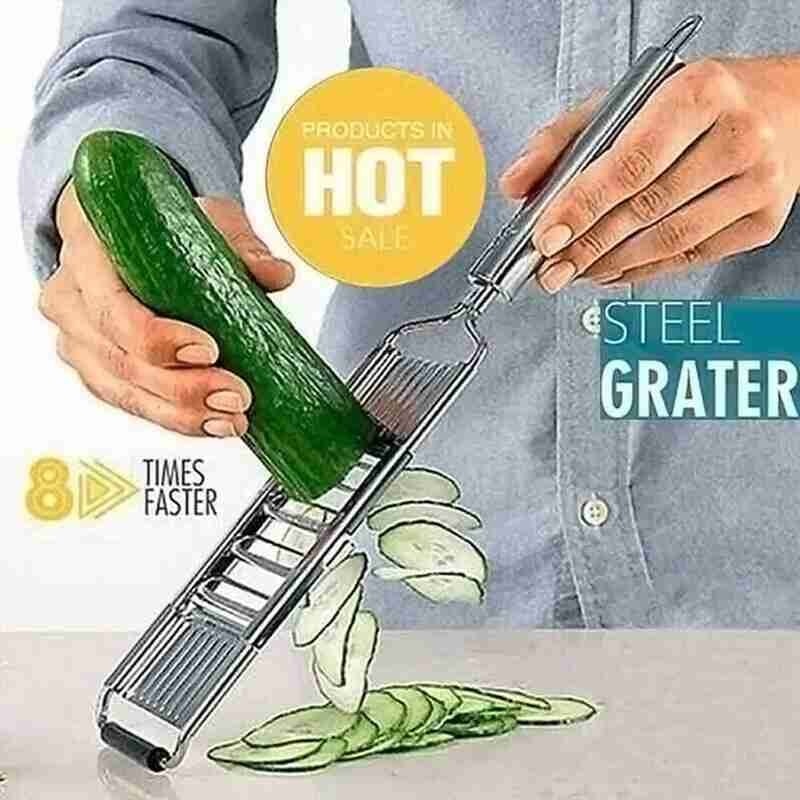 Super Vegetable Slicer Stainless Steel Grater Cutter Shredders Fruit Peeler Carrot Grater Kitchen Accessories